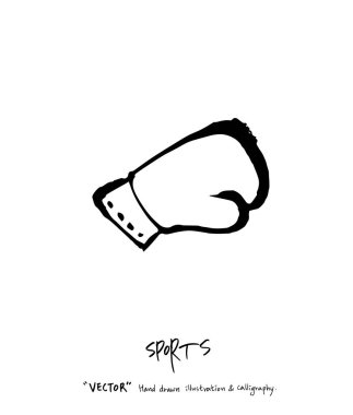 Spor poster / yarım yamalak eğlence illüstrasyon - vektör