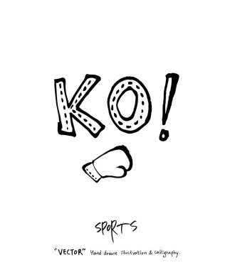 Spor poster / yarım yamalak eğlence illüstrasyon - vektör