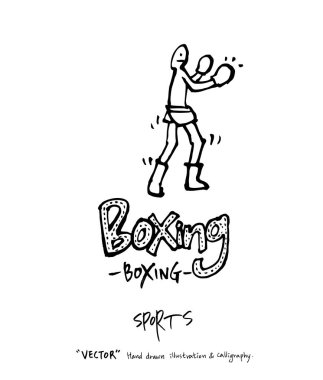 Spor poster / yarım yamalak eğlence illüstrasyon - vektör