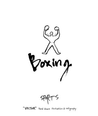 Spor poster / yarım yamalak eğlence illüstrasyon - vektör