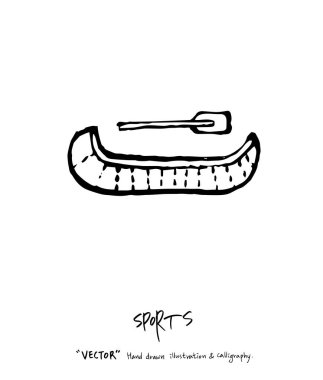 Spor poster / yarım yamalak eğlence illüstrasyon - vektör