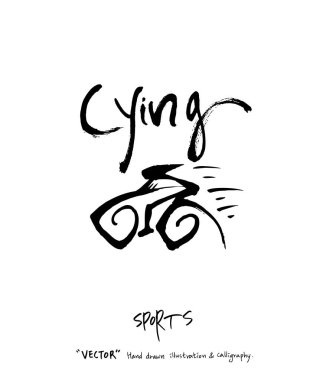 Çizilmiş spor ve eğlence illüstrasyon el - vektör