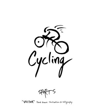 Çizilmiş spor ve eğlence illüstrasyon el - vektör