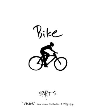 Çizilmiş spor ve eğlence illüstrasyon el - vektör