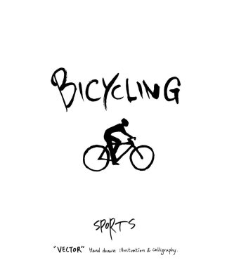 Çizilmiş spor ve eğlence illüstrasyon el - vektör