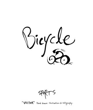 Çizilmiş spor ve eğlence illüstrasyon el - vektör