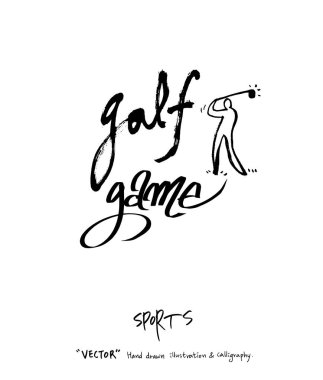 Çizilmiş spor ve eğlence illüstrasyon el - vektör