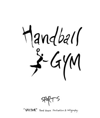 Spor poster / yarım yamalak eğlence illüstrasyon - vektör