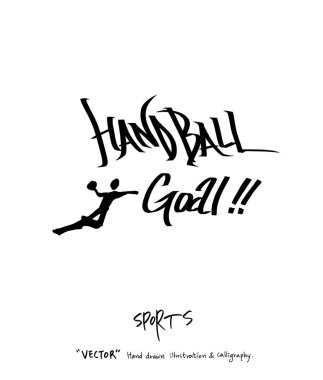 Spor poster / yarım yamalak eğlence illüstrasyon - vektör