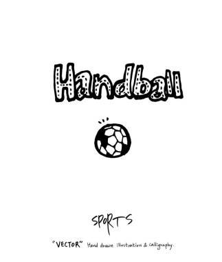 Spor poster / yarım yamalak eğlence illüstrasyon - vektör