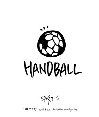 Spor poster / yarım yamalak eğlence illüstrasyon - vektör