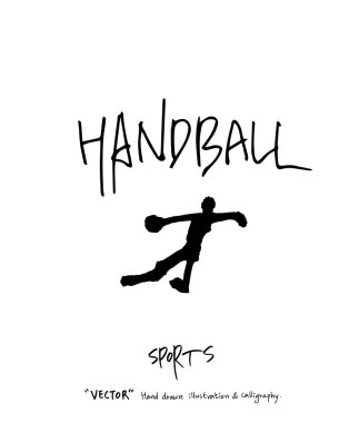 Spor poster / yarım yamalak eğlence illüstrasyon - vektör