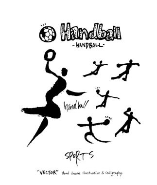 Spor poster / yarım yamalak eğlence illüstrasyon - vektör