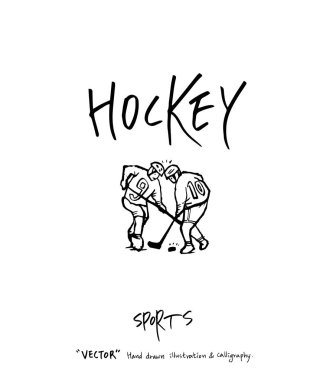 Spor poster / yarım yamalak eğlence illüstrasyon - vektör