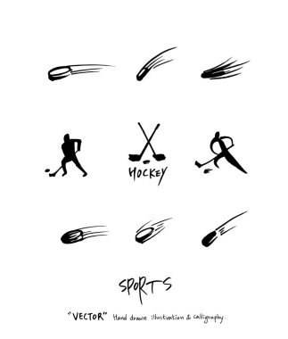 Spor poster / yarım yamalak eğlence illüstrasyon - vektör