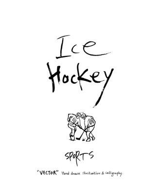 Spor poster / yarım yamalak eğlence illüstrasyon - vektör