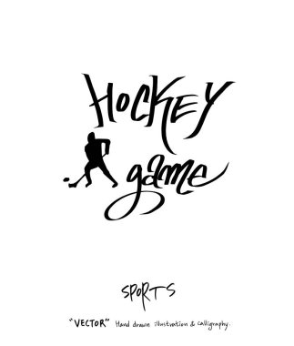 Spor poster / yarım yamalak eğlence illüstrasyon - vektör