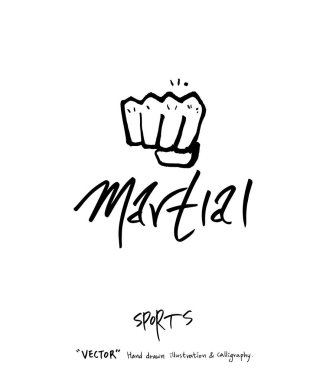 Spor poster illüstrasyon - içinde çizilmiş vektör el / arka plan spor