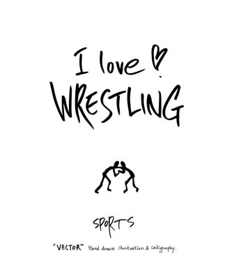 Spor poster illüstrasyon - içinde çizilmiş vektör el / arka plan spor