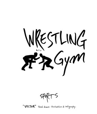 Spor poster illüstrasyon - içinde çizilmiş vektör el / arka plan spor