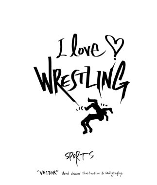 Spor poster illüstrasyon - içinde çizilmiş vektör el / arka plan spor