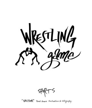 Spor poster illüstrasyon - içinde çizilmiş vektör el / arka plan spor