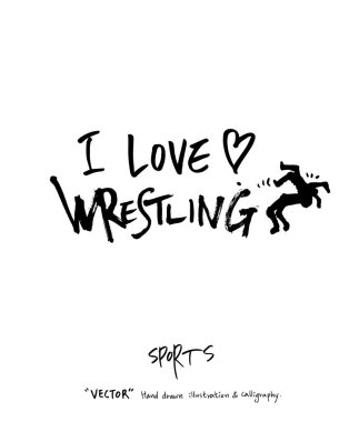 Spor poster illüstrasyon - içinde çizilmiş vektör el / arka plan spor