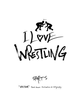 Spor poster illüstrasyon - içinde çizilmiş vektör el / arka plan spor