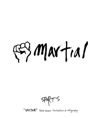 Spor poster illüstrasyon - içinde çizilmiş vektör el / arka plan spor