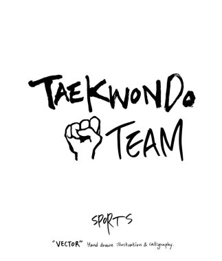 Spor poster illüstrasyon - içinde çizilmiş vektör el / arka plan spor