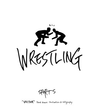 Spor poster illüstrasyon - içinde çizilmiş vektör el / arka plan spor