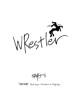 Spor poster illüstrasyon - içinde çizilmiş vektör el / arka plan spor