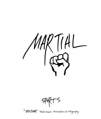 Spor poster illüstrasyon - içinde çizilmiş vektör el / arka plan spor
