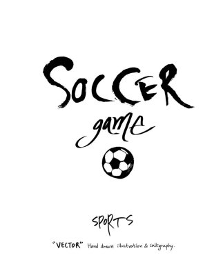 Spor poster illüstrasyon - içinde çizilmiş vektör el / arka plan spor