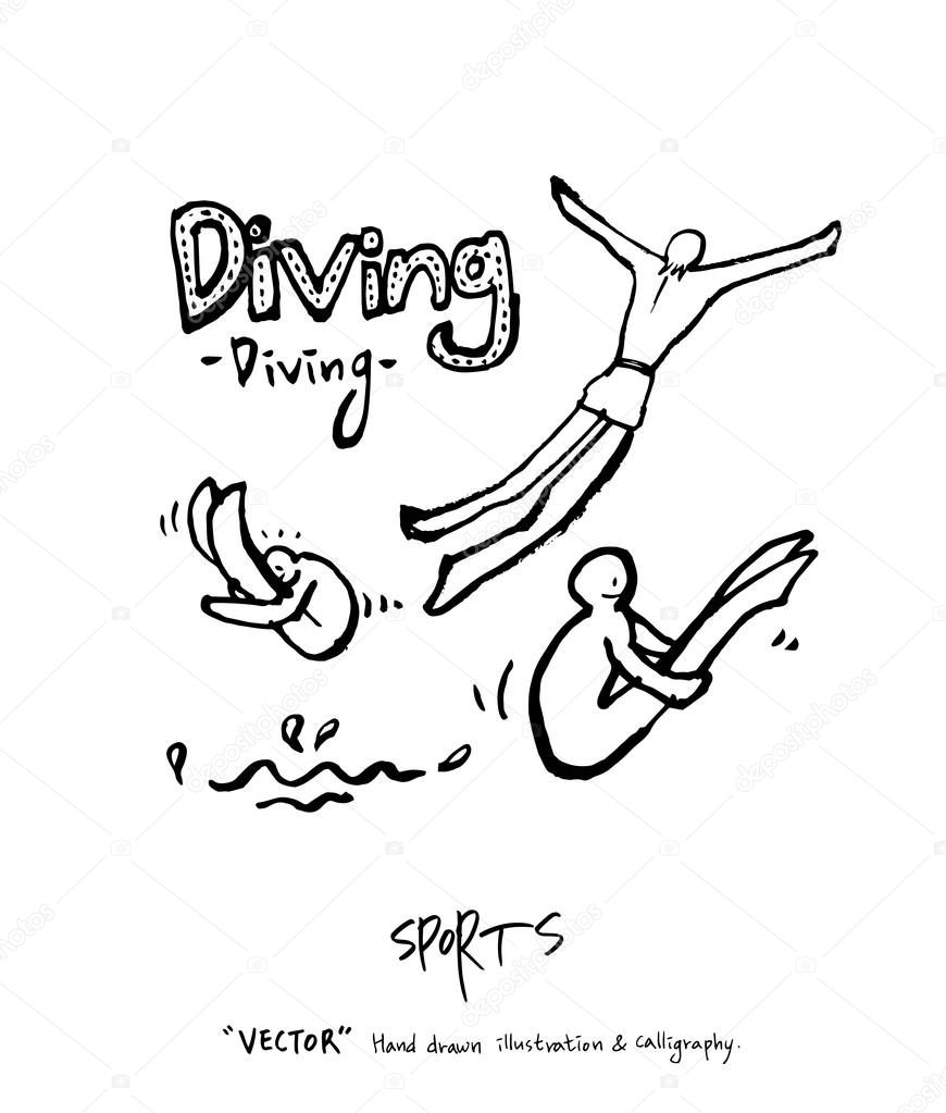 Hand drawn Sports & recreation illustration - vector
