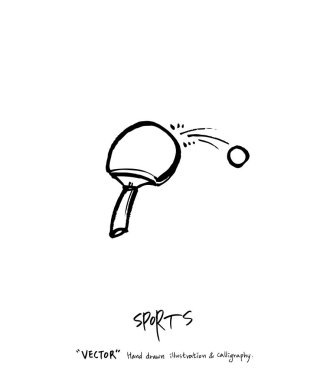 Spor poster / yarım yamalak eğlence illüstrasyon - vektör