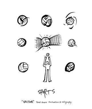 Spor poster / yarım yamalak eğlence illüstrasyon - vektör