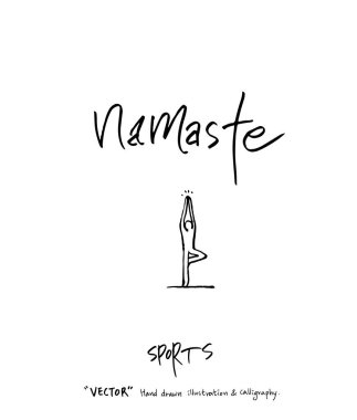 Spor poster illüstrasyon - içinde çizilmiş vektör el / arka plan spor