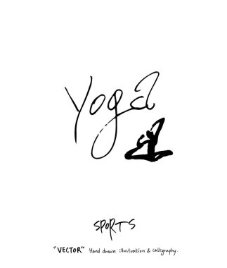 Spor poster illüstrasyon - içinde çizilmiş vektör el / arka plan spor