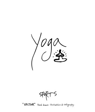 Spor poster illüstrasyon - içinde çizilmiş vektör el / arka plan spor