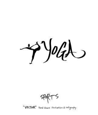 Spor poster illüstrasyon - içinde çizilmiş vektör el / arka plan spor