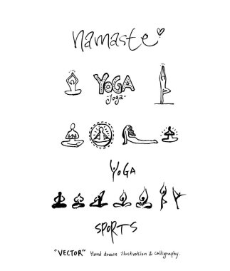 Spor poster illüstrasyon - içinde çizilmiş vektör el / arka plan spor