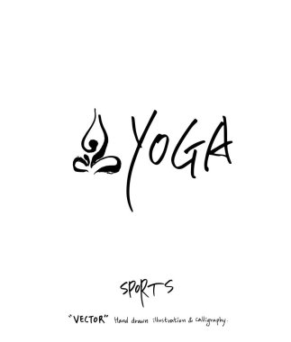 Spor poster illüstrasyon - içinde çizilmiş vektör el / arka plan spor