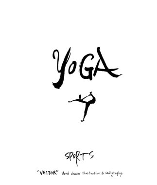 Spor poster illüstrasyon - içinde çizilmiş vektör el / arka plan spor