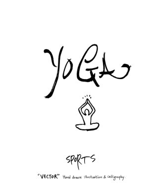 Spor poster illüstrasyon - içinde çizilmiş vektör el / arka plan spor