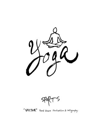 Spor poster illüstrasyon - içinde çizilmiş vektör el / arka plan spor