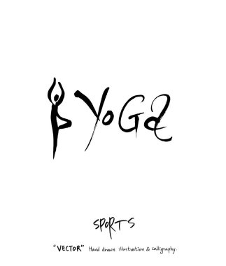 Spor poster illüstrasyon - içinde çizilmiş vektör el / arka plan spor