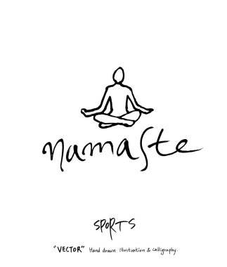 Spor poster illüstrasyon - içinde çizilmiş vektör el / arka plan spor