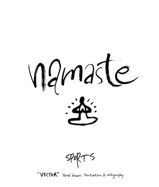 Spor poster illüstrasyon - içinde çizilmiş vektör el / arka plan spor