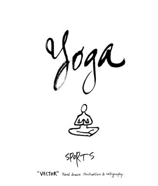 Spor poster illüstrasyon - içinde çizilmiş vektör el / arka plan spor